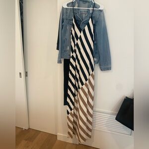Bailey 44. Striped Maxi Dress s